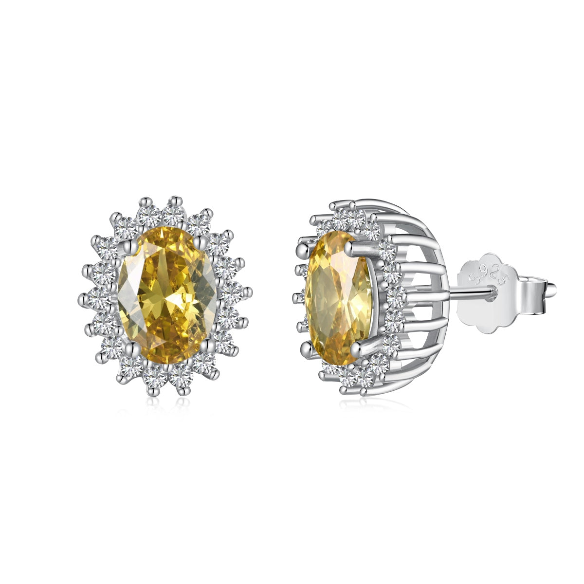 [Aurelle Style]Delicate Radiant Oval Cut Daily Earrings