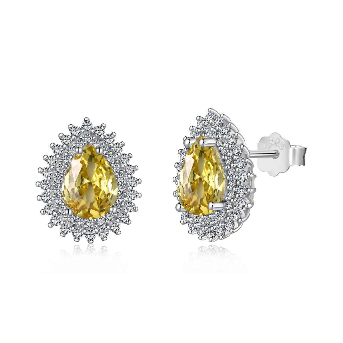 [Aurelle Style]Delicate Gorgeous Pear Cut Daily Earrings