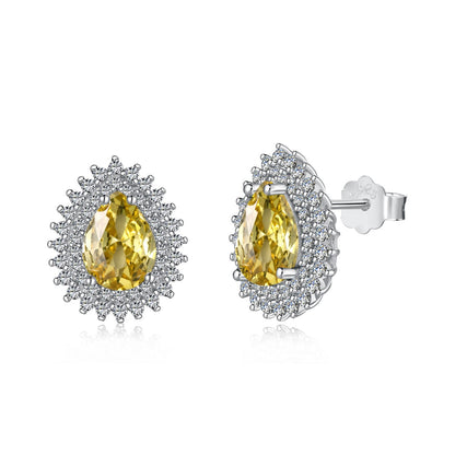 [Aurelle Style]Delicate Gorgeous Pear Cut Daily Earrings