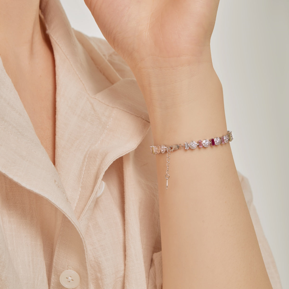 [Aurelle Style]Radiant Colorful Round Shape Daily Bracelet