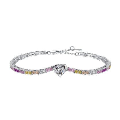 [Aurelle Style]Delicate Romantic Heart Shape Lover Bracelet
