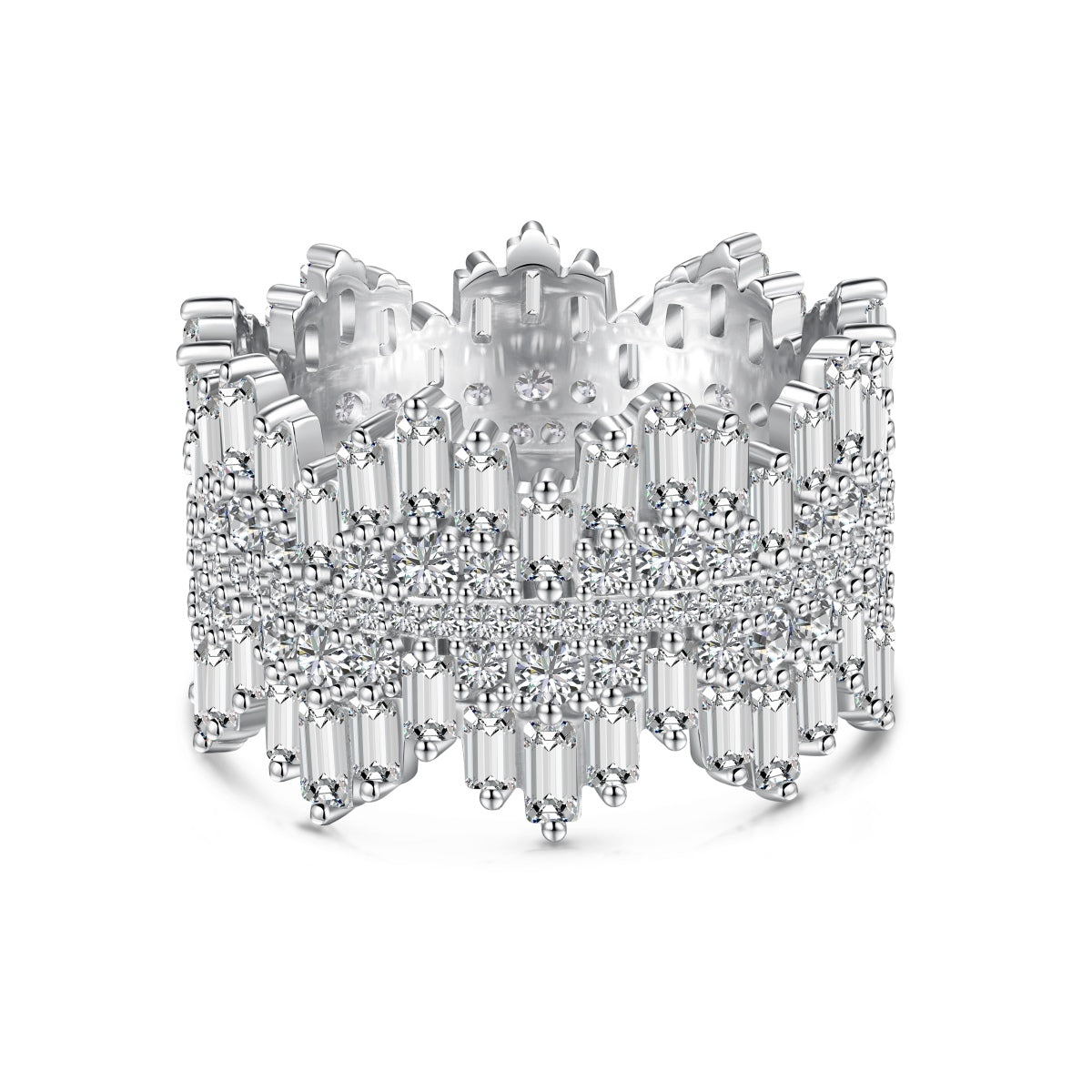 [Aurelle Style]Luxurious Colorful Radiant Cut Daily Ring