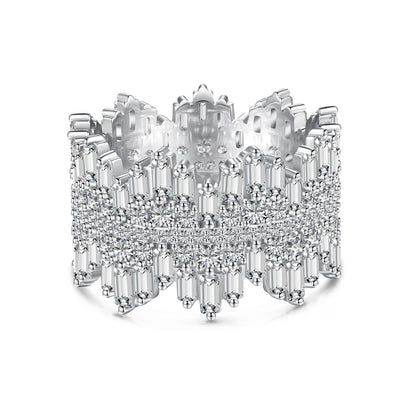 [Aurelle Style]Luxurious Colorful Radiant Cut Daily Ring