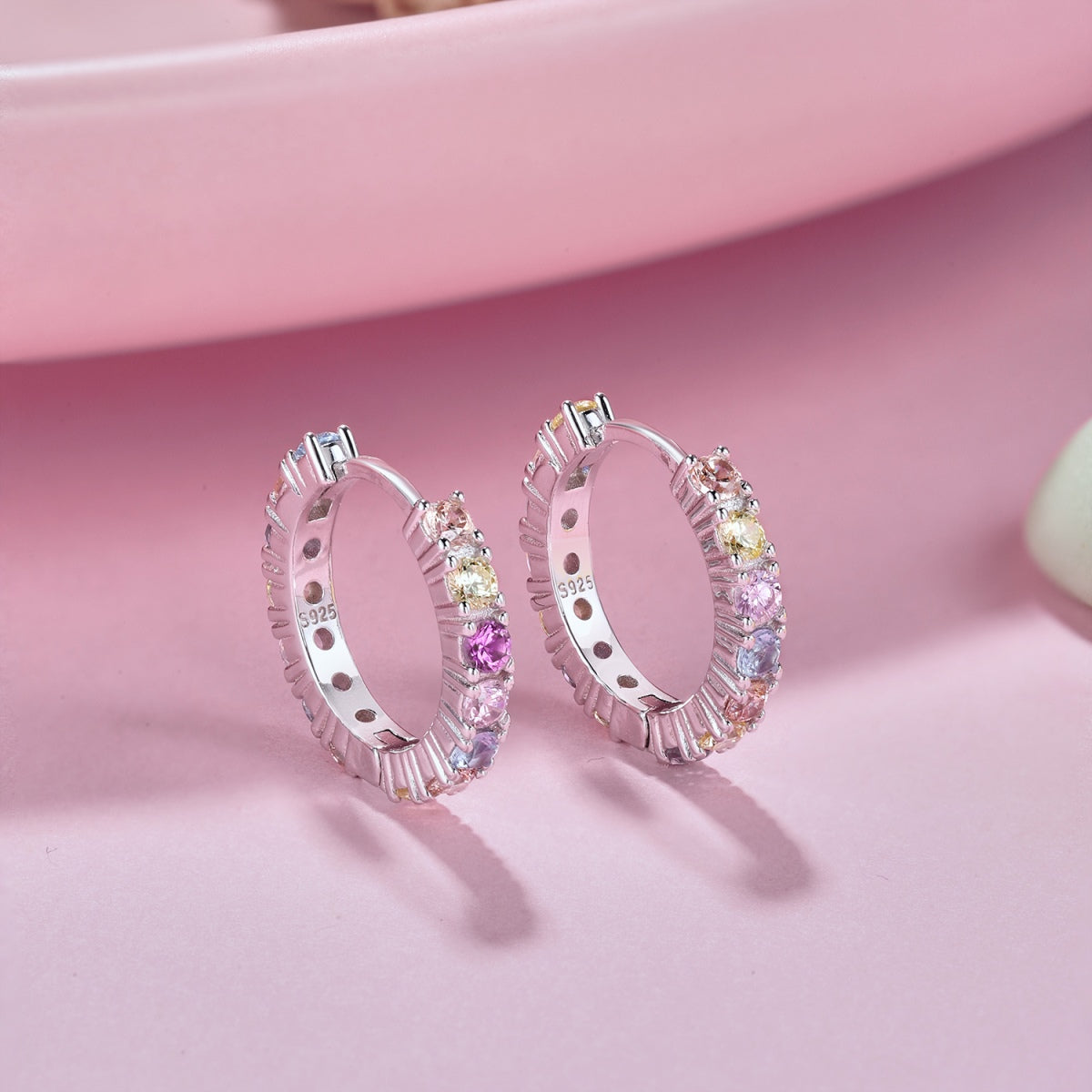 [Aurelle Style]Radiant Colorful Round Cut Earrings