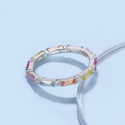 [Aurelle Style]Lively In Shades Elegant Radiant Cut Daily Ring