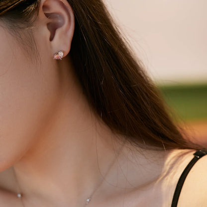 [Aurelle Style]Dazzling Elegant Heart Cut Lover Earrings