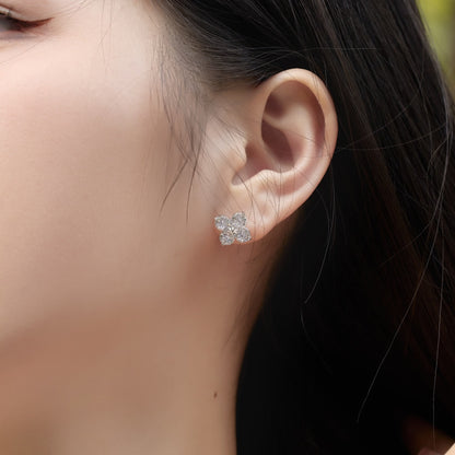 [Aurelle Style]Four-Leaf Clover Eight-Pointed Star Earrings