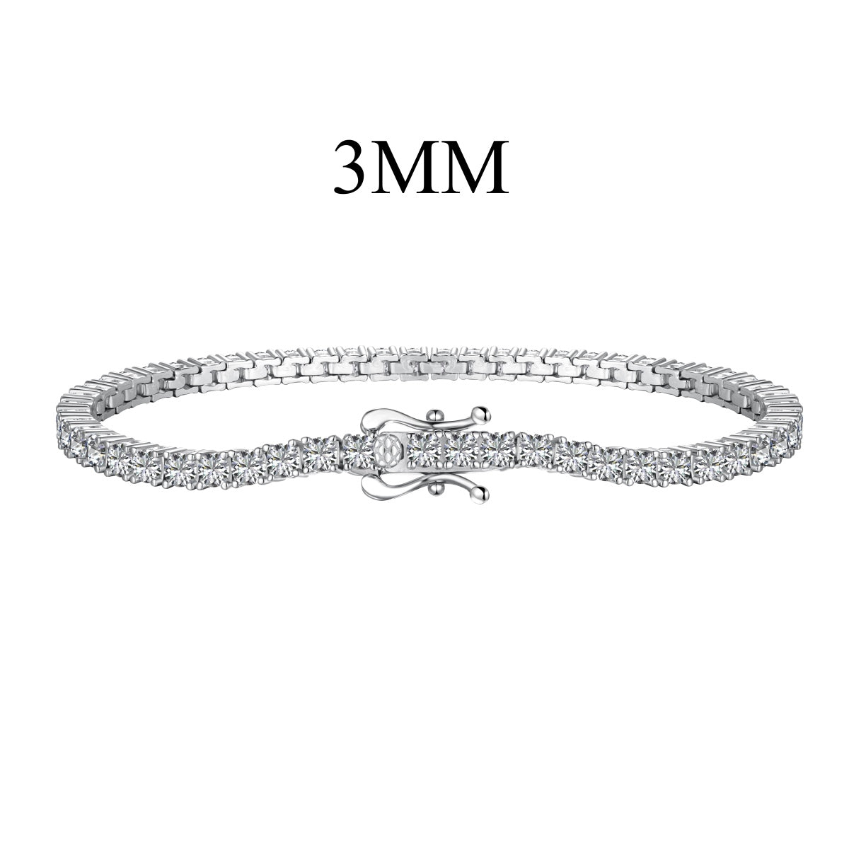 [Aurelle Style]Dainty Charming Round Cut Tennis Bracelet
