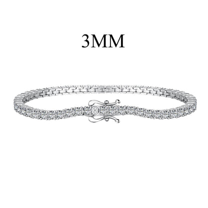 [Aurelle Style]Dainty Charming Round Cut Tennis Bracelet