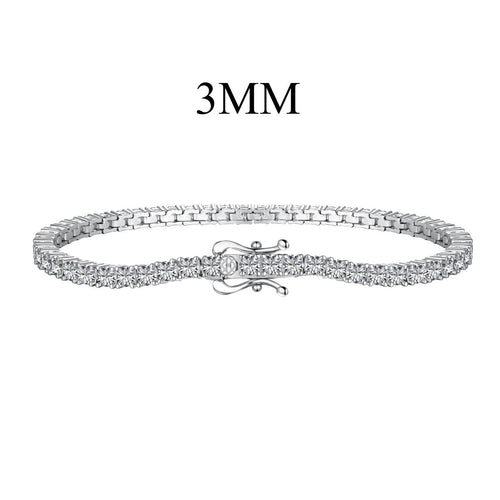 [Aurelle Style]Dainty Charming Round Cut Tennis Bracelet