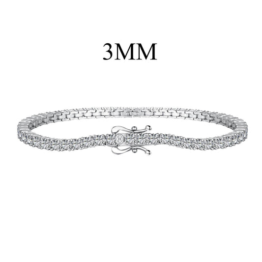 [Aurelle Style]Dainty Charming Round Cut Tennis Bracelet