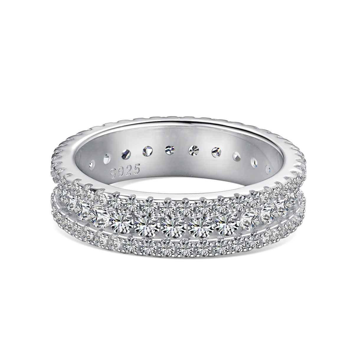 [Aurelle Style]Delicate Colorful Round Cut Daily Ring