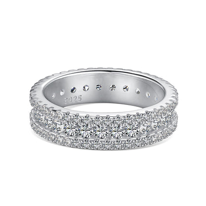 [Aurelle Style]Delicate Colorful Round Cut Daily Ring