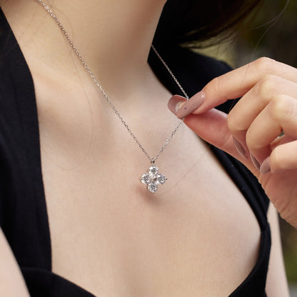 [Aurelle Style]Four-Leaf Clover And Eight-Pointed Star Necklace