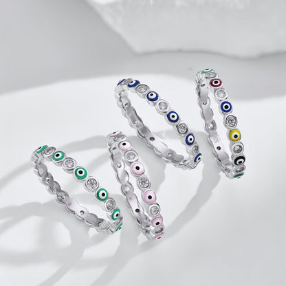 [Aurelle Style]Sparkling Vibrant Round Shape Daily Ring