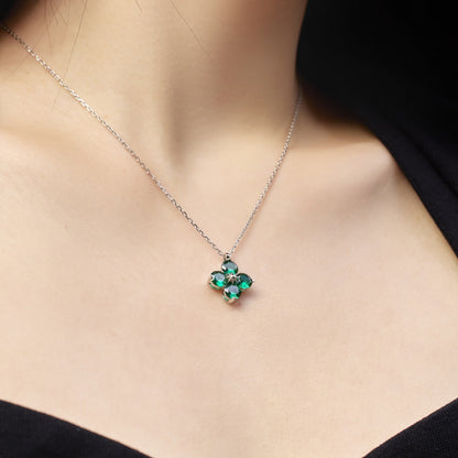 [Aurelle Style]Four-Leaf Clover And Eight-Pointed Star Necklace