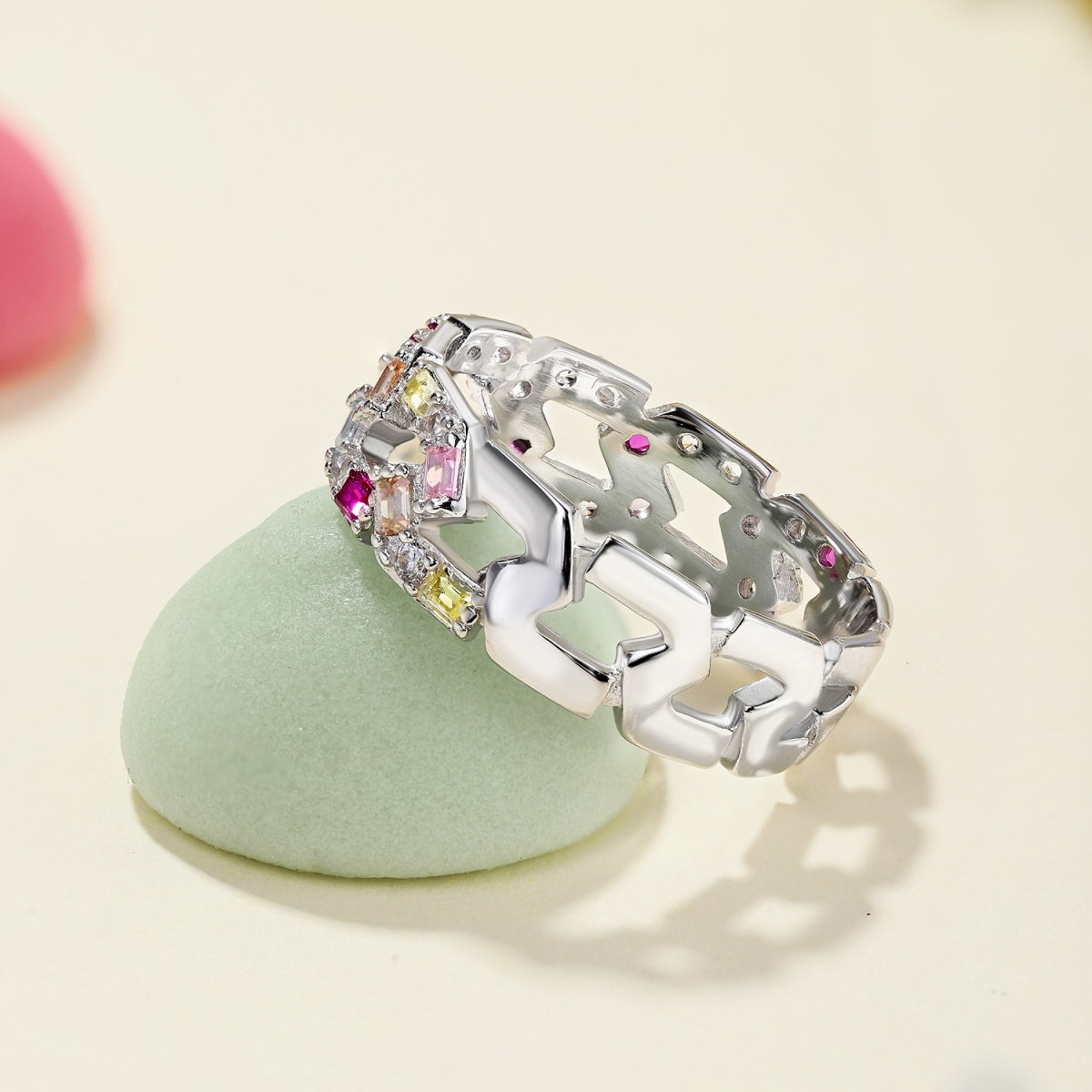 [Aurelle Style]Sparkling Vibrant Emerald Cut Daily Ring