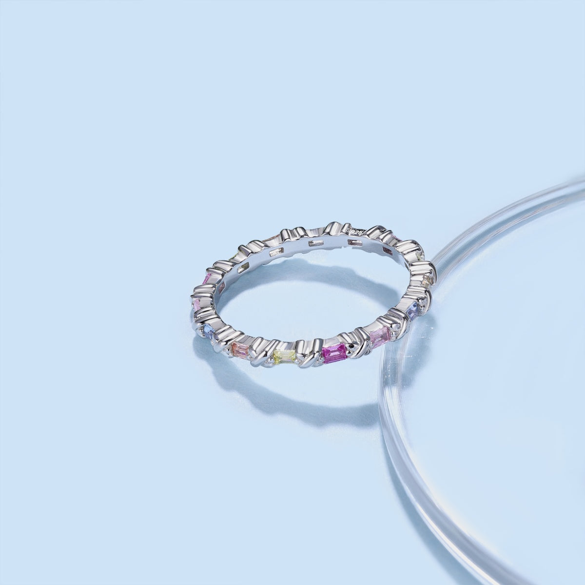 [Aurelle Style]Charming Colorful Round Cut Daily Ring