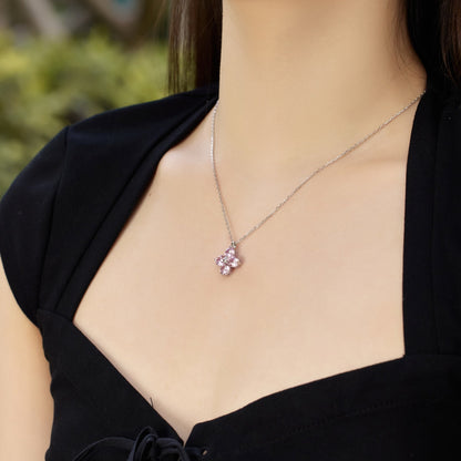 [Aurelle Style]Four-Leaf Clover And Eight-Pointed Star Necklace