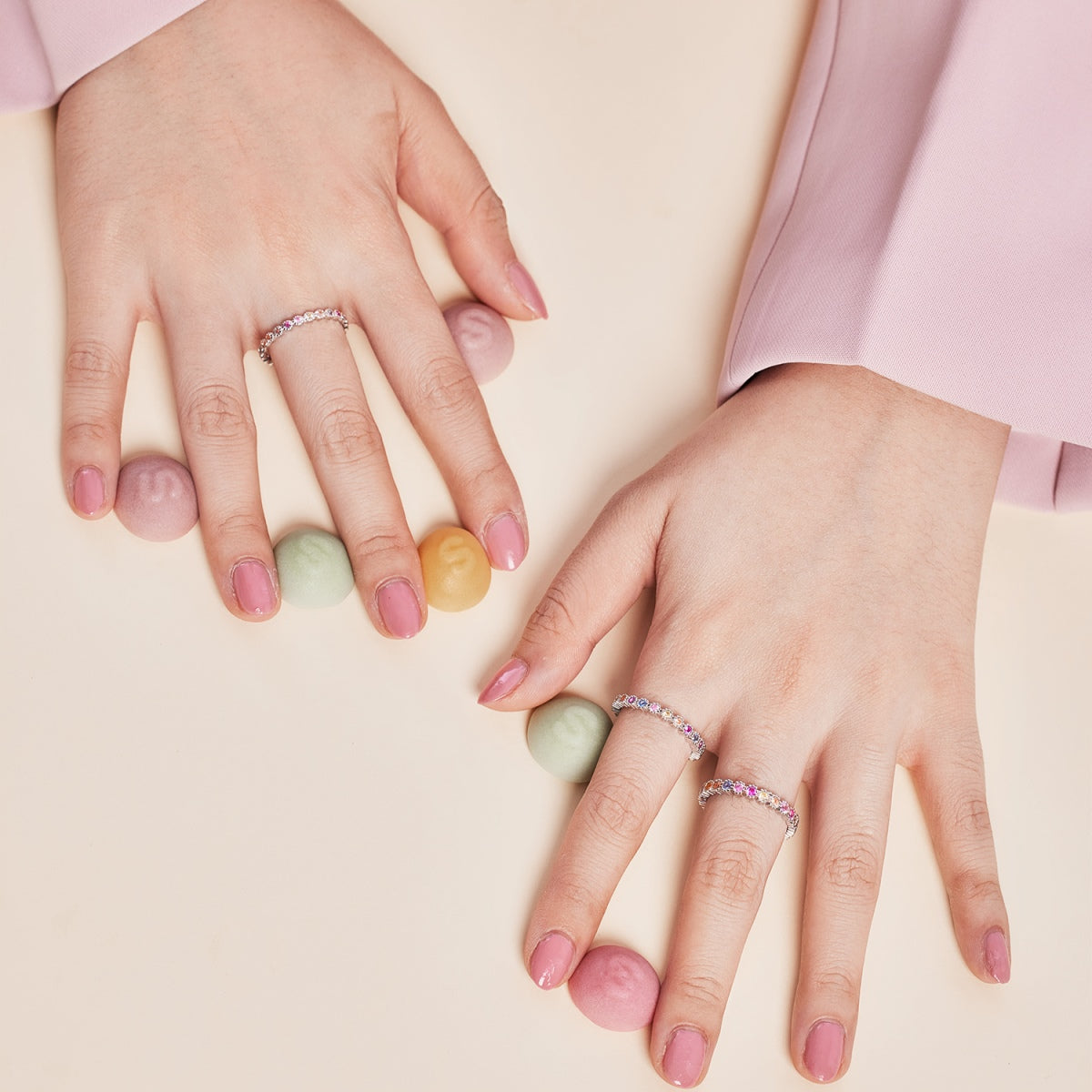 [Aurelle Style]Exquisite Colorful Round Cut Party Ring
