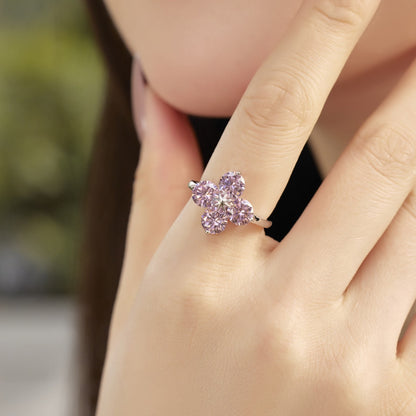 [Aurelle Style]Four-Leaf Clover Eight-Pointed Star Ring