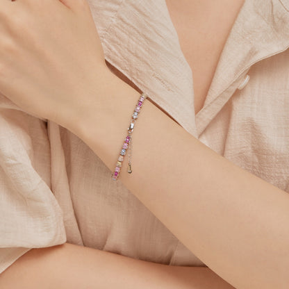 [Aurelle Style]Delicate Colorful Emerald Cut Party Bracelet
