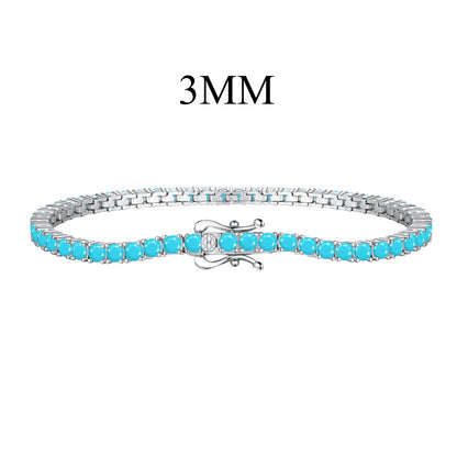 [Aurelle Style]Dainty Charming Round Cut Tennis Bracelet