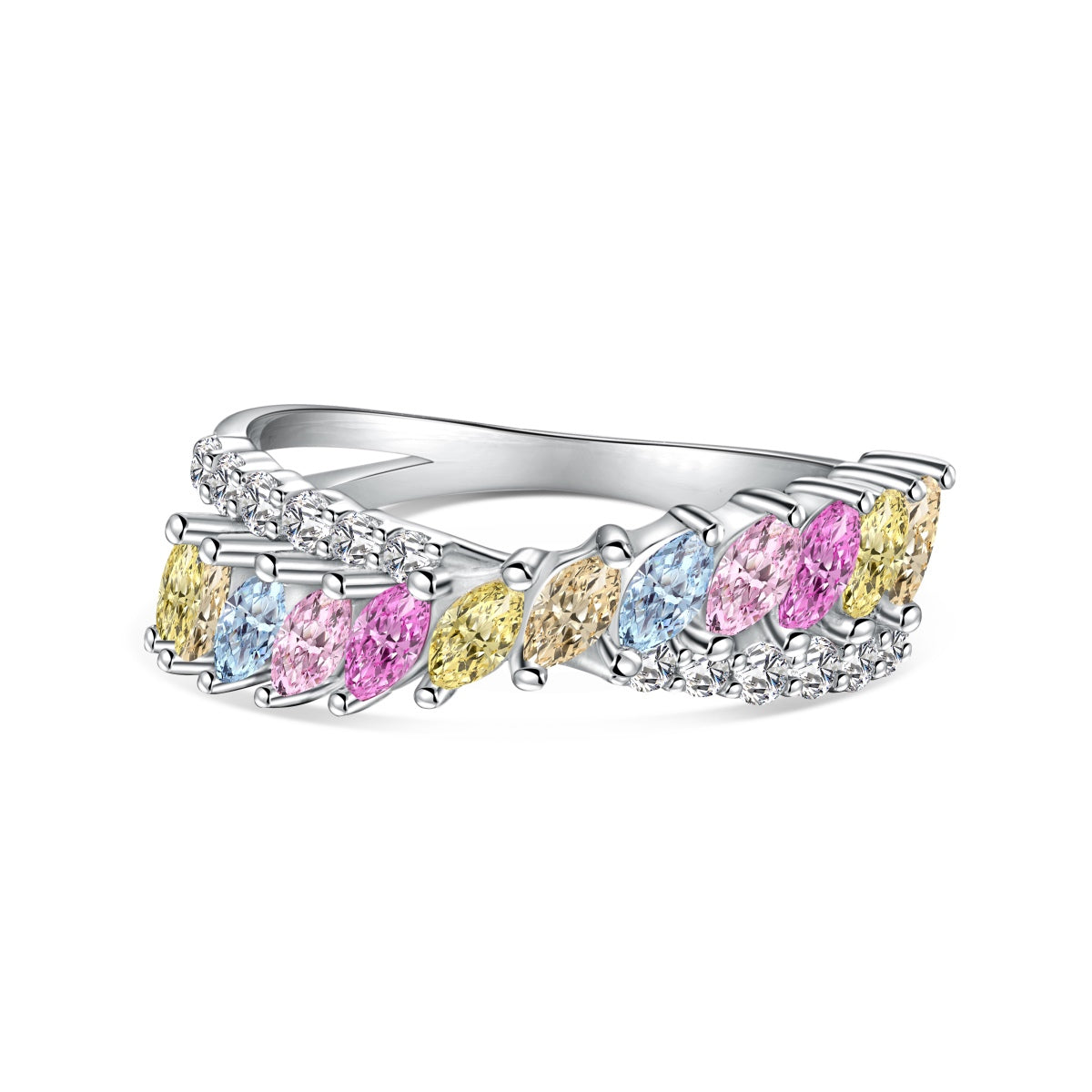 [Aurelle Style]Unique Colorful Marquise Cut Daily Ring