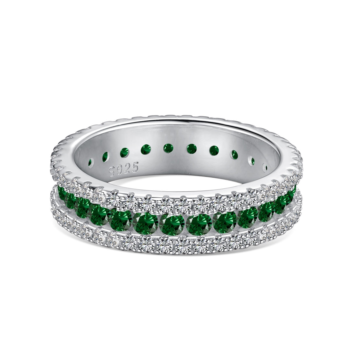 [Aurelle Style]Delicate Colorful Round Cut Daily Ring
