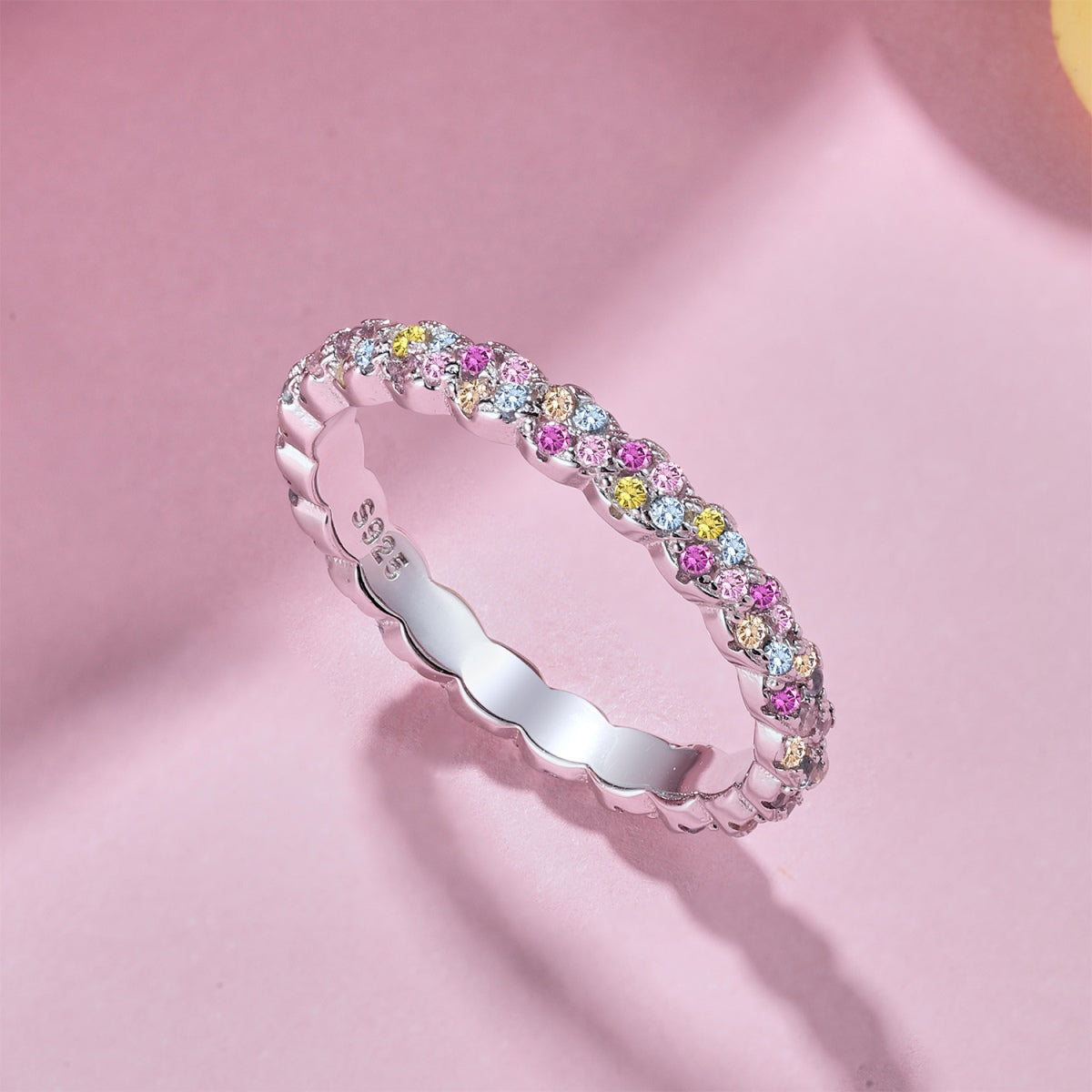 [Aurelle Style]Dainty Ebullient Round Cut Daily Ring