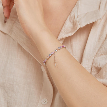 [Aurelle Style]Ornate Colorful Flower Shape Party Bracelet