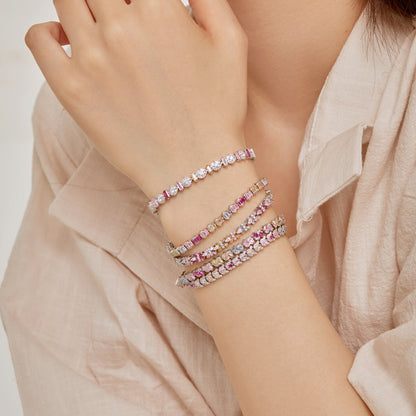 [Aurelle Style]Ornate Colorful Flower Shape Party Bracelet