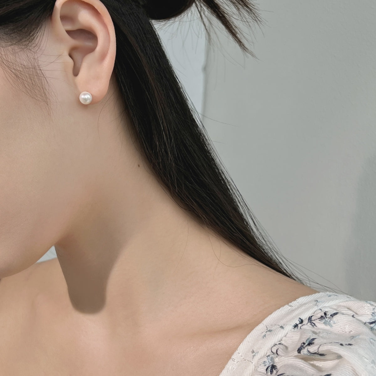 [Aurelle Style]Delicate Pearl Earrings