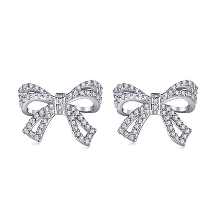 [Aurelle Style]Dainty Bow Shape Earrings