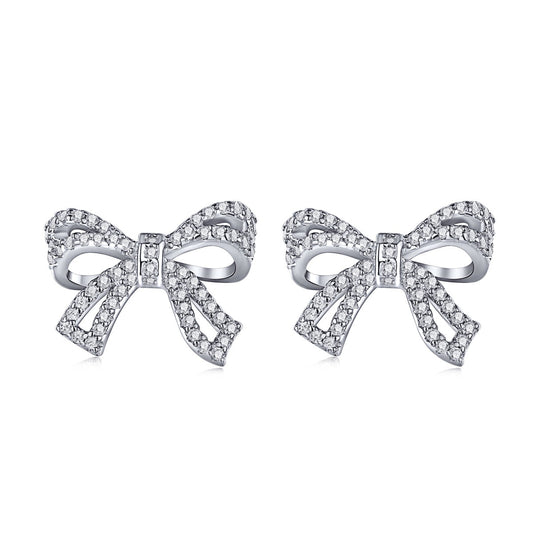 [Aurelle Style]Dainty Bow Shape Earrings