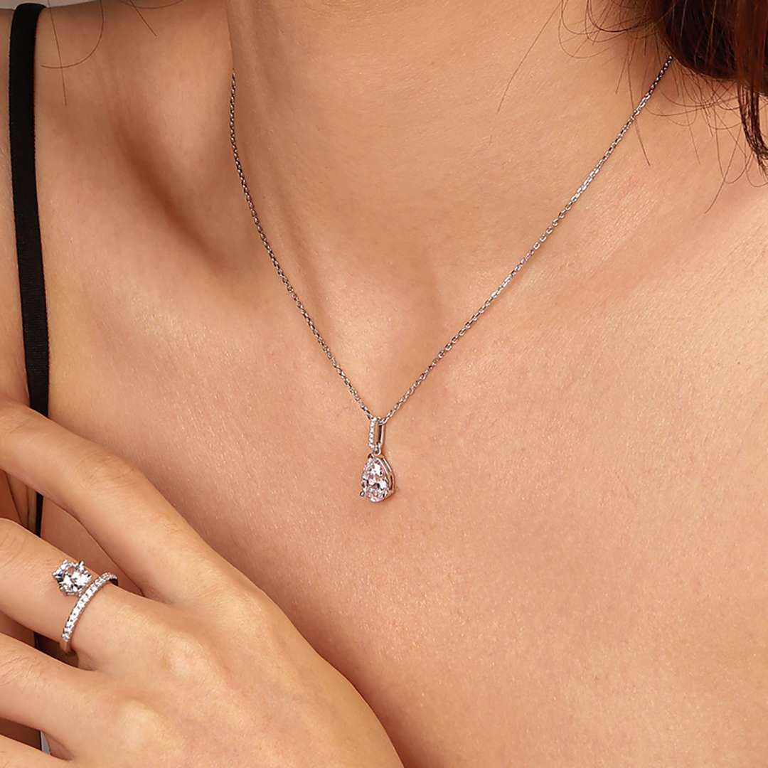 [Aurelle Style]Delicate Water Drop Shape Fashion Necklace