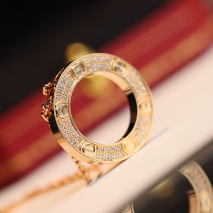 [Aurelle Style]LOVE NECKLACE ADJUSTABLE ROSE GOLD