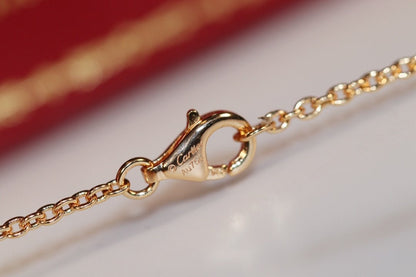 [Aurelle Style]LOVE NECKLACE PINK GOLD AND SILVER