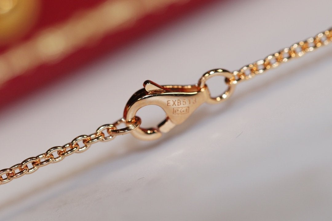 [Aurelle Style]LOVE NECKLACE PINK GOLD AND SILVER
