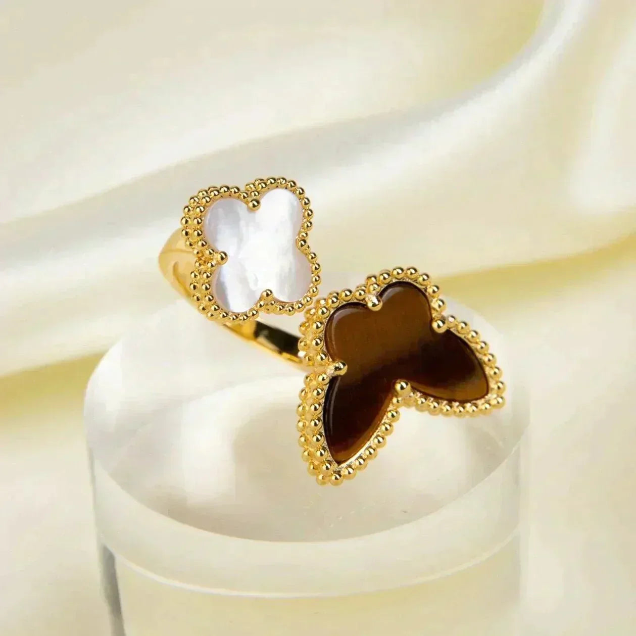 [Aurelle Style]LUCKY BETWEEN THE FINGER RING