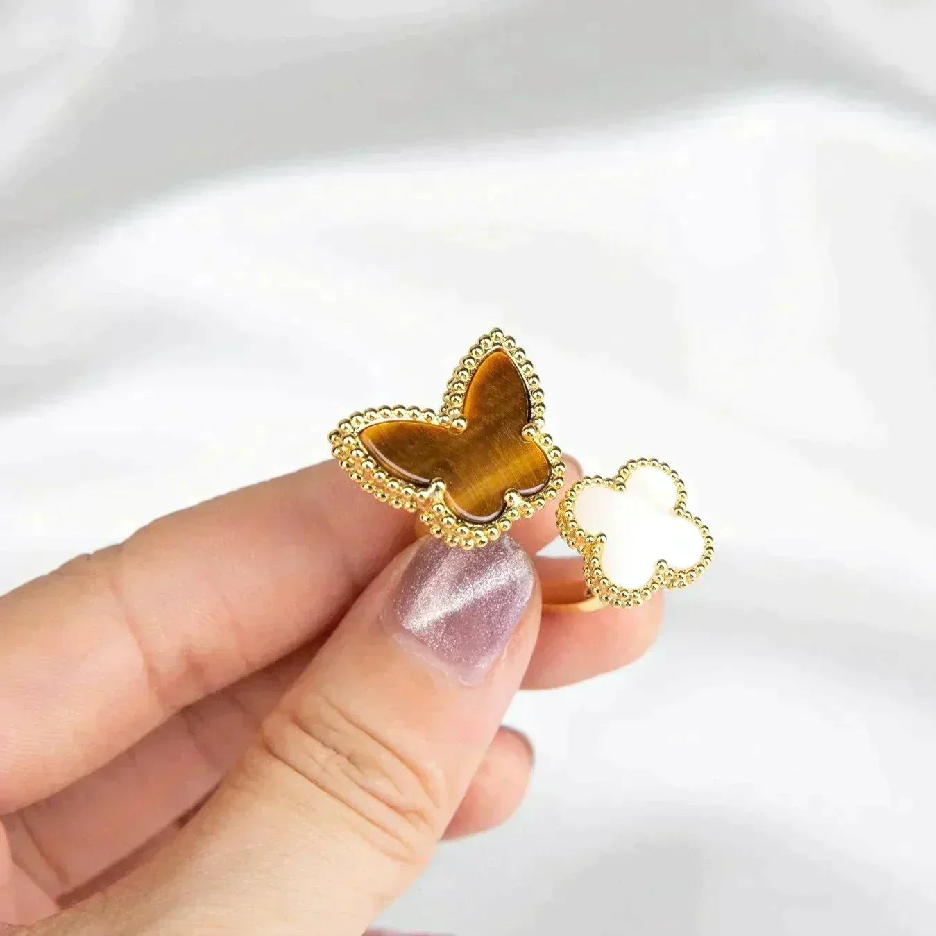 [Aurelle Style]LUCKY BETWEEN THE FINGER RING