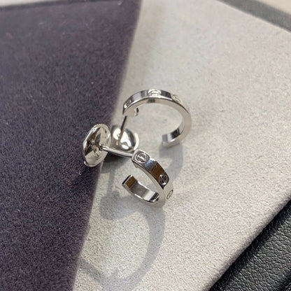 [Aurelle Style]LOVE EARRINGS 2.65MM SILVER