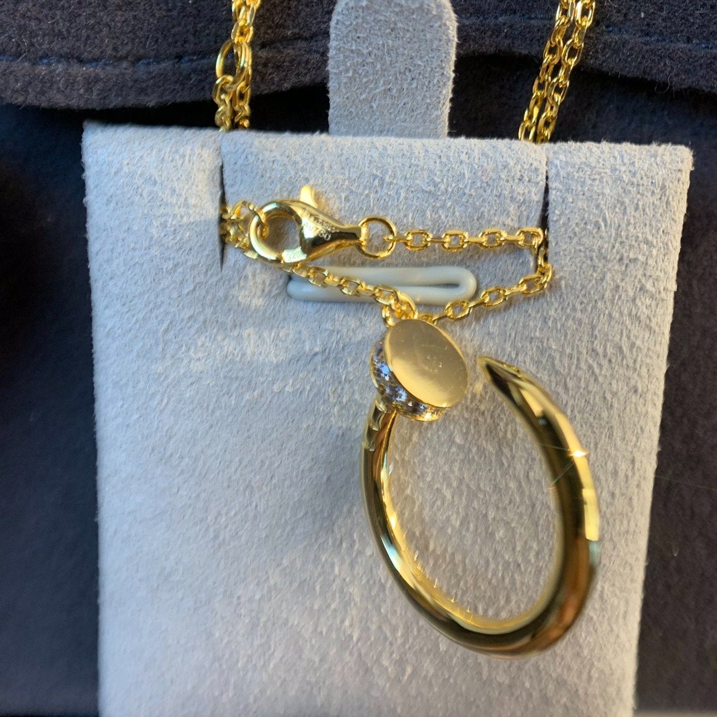 [Aurelle Style]JUSTE NECKLACE GOLD DIAMONDS
