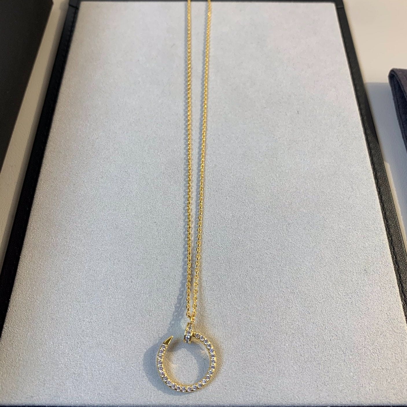 [Aurelle Style]JUSTE NECKLACE GOLD DIAMONDS