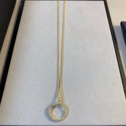 [Aurelle Style]JUSTE NECKLACE GOLD DIAMONDS