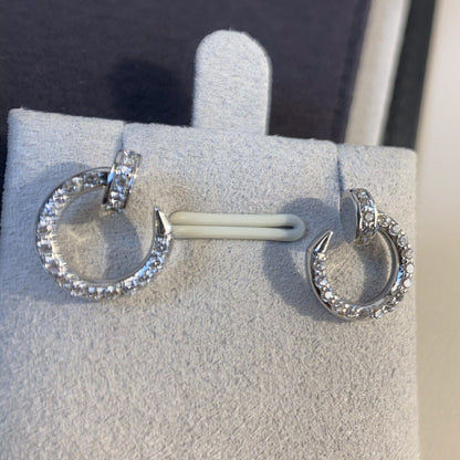 [Aurelle Style]JUSTE EARRINGS SILVER DIAMONDS