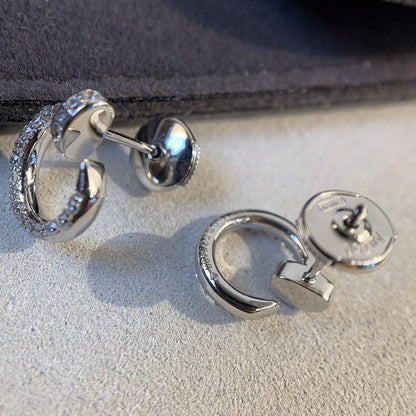 [Aurelle Style]JUSTE EARRINGS SILVER DIAMONDS