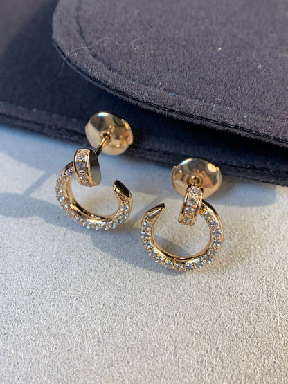 [Aurelle Style]JUSTE EARRINGS GOLD DIAMONDS