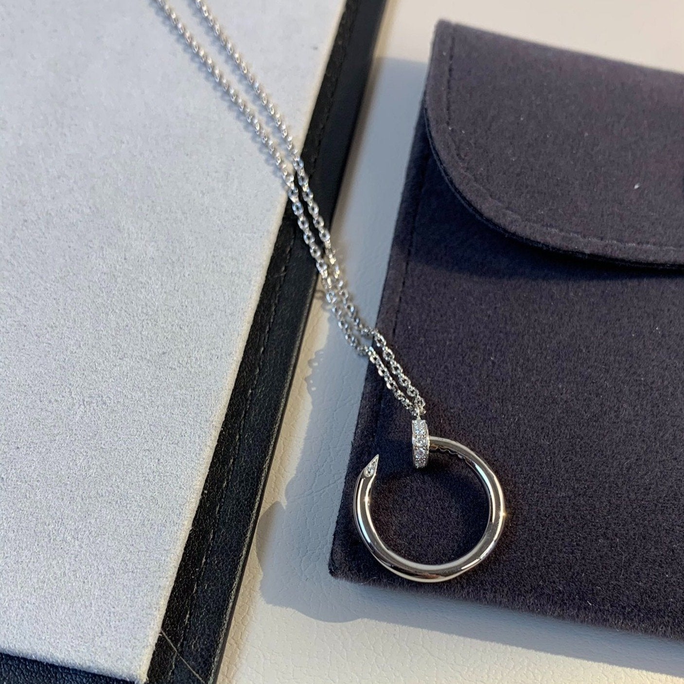 [Aurelle Style]JUSTE NECKLACE SILVER