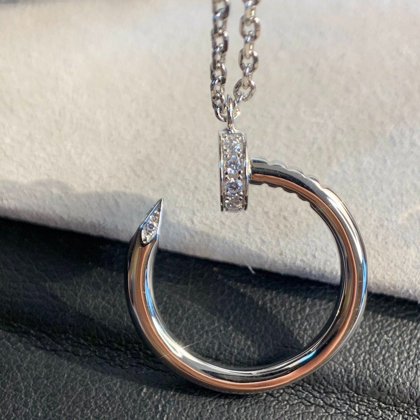 [Aurelle Style]JUSTE NECKLACE SILVER